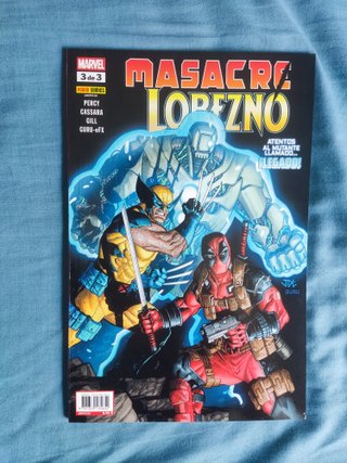 CÓMIC MARVEL. TOMO 3 MASACRE Y LOBEZNO. PANINI