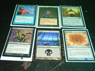 Lote 6 Cartas Magic: Counterspell, Pantano, etc.