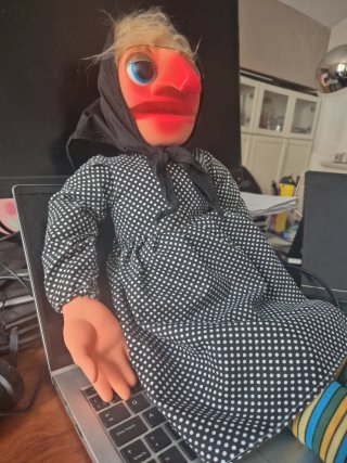 Marioneta Doña Rogelia Años 70-80
