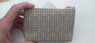 Regalo monedero regalo beige y marrón gratis