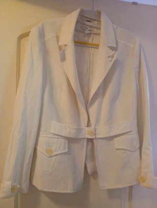 Chaqueta blanca elegante