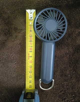 Mini ventilatore portatile ricaricabile blu