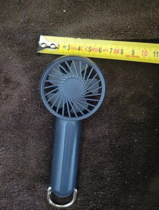 Mini ventilatore portatile ricaricabile blu