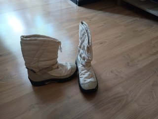 Botas apreski beige
