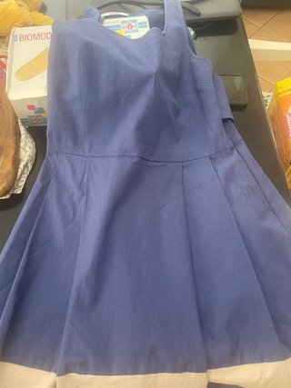 Vestito Liu Jo blu con righe beige