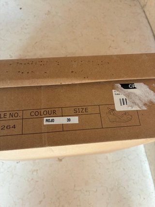 Alpargatas sandalias cuña CORINA rojas talla 39
