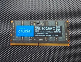 Crucial 32GB DDR5-5600 SODIMM RAM