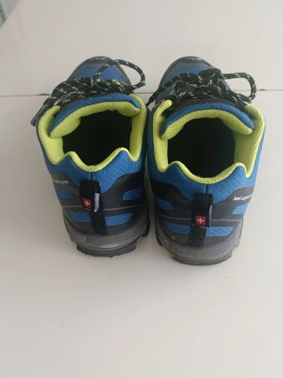 Zapatillas trekking +8000 azul y gris