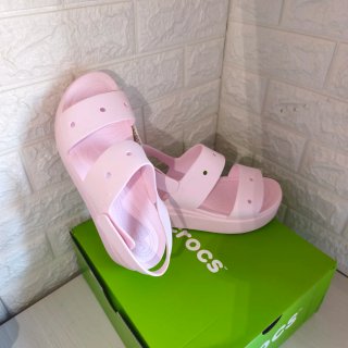 Sandalias Crocs Brooklyn Rosa Talla 41 42