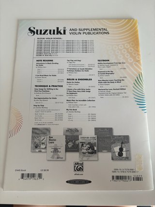 Suzuki Violin School Vol. 1 - Partitura