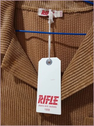 Sobrecamisa de pana marrón RIFLE - Talla XXXL - Nu