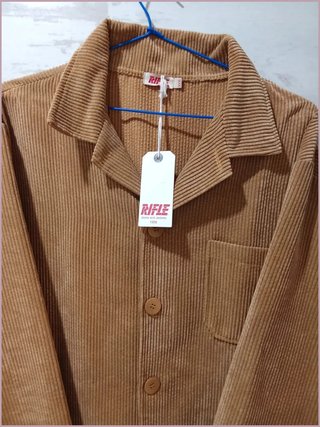 Sobrecamisa de pana marrón RIFLE - Talla XXXL - Nu