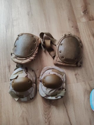 Rodilleras y coderas tácticas camuflaje airsoft