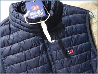 Chaleco acolchado Norway Nautical School azul mari