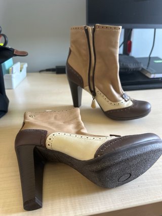 Botines Cuplé Piel Talla 39