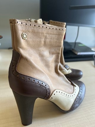 Botines Cuplé Piel Talla 39