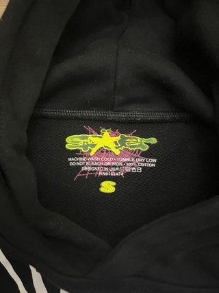 Sudadera Sp5der Negra
