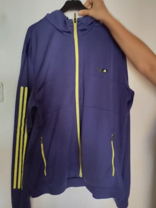 Chaqueta Adidas Morada y Amarilla