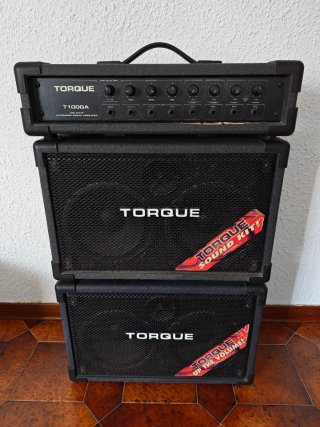 Altavoces Torque (2 unidades) + Behringer UB1202