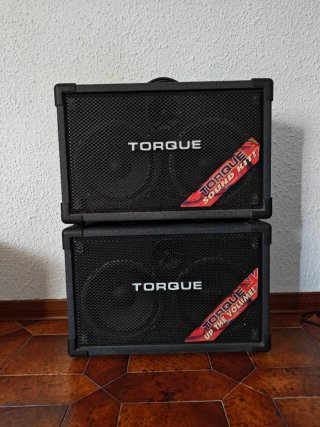 Altavoces Torque (2 unidades) + Behringer UB1202
