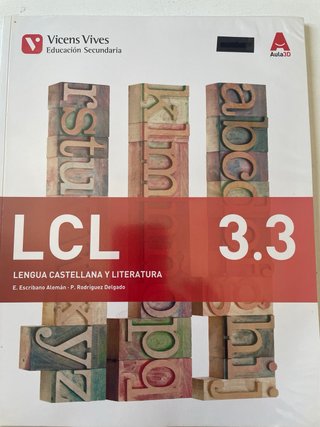 LCL. Lengua castellana y literatura 3 Educación...