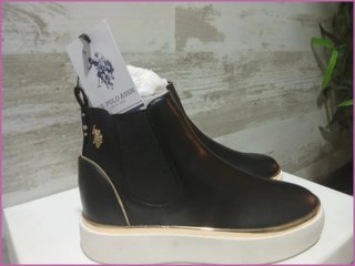 Botas U.S. Grand Polo Equipment & Apparel negras,