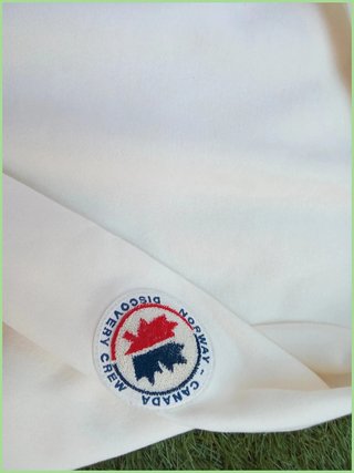 Sudadera Norway Canada blanca cremallera T-XXL