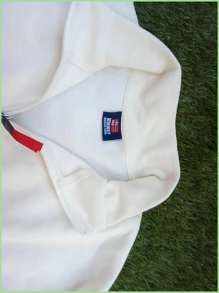 Sudadera Norway Canada blanca cremallera T-XXL