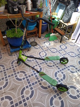 Patinete Super Streeter Verde Plegable
