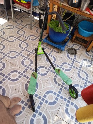 Patinete Super Streeter Verde Plegable