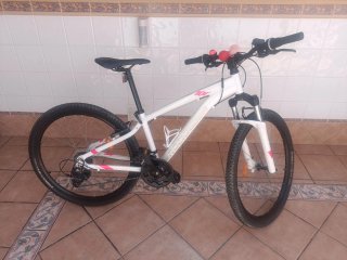 Bici niña Sport Trail 100 Blanca