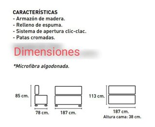 Sofá Cama Clic-Clac NUEVO