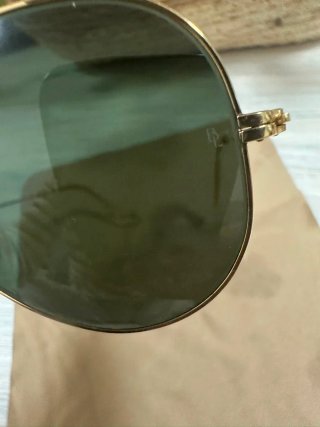 Gafas de sol Ray-Ban Aviator Doradas Negras