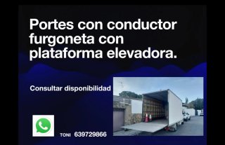 Portes economicos plataforma elevadora transporte