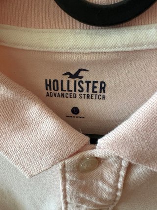 Polo Hollister Talla L Rosa