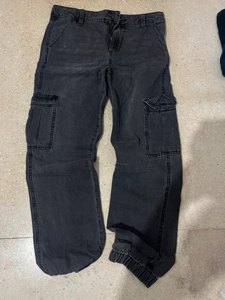 Pantalones Cargo Negros
