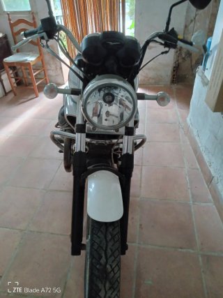 Yamaha Moto Blanca Impuesto Pagado Batería Nueva