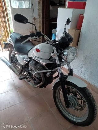 Yamaha Moto Blanca Impuesto Pagado Batería Nueva