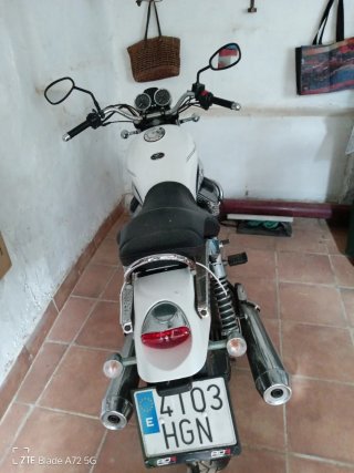 Yamaha Moto Blanca Impuesto Pagado Batería Nueva