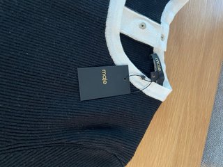 Jersey Maje negro y blanco manga corta