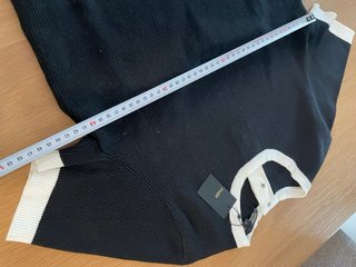 Jersey Maje negro y blanco manga corta