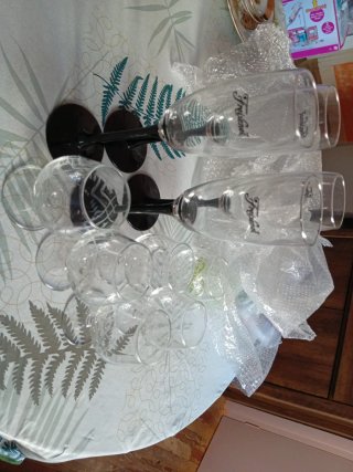 Copas de cava Freixenet negras (4+6 unidades)