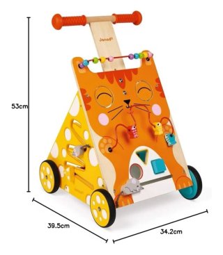 Carrito correpasillos Janod gato