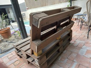 2 Sillones Palets para Terraza