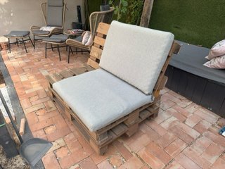 2 Sillones Palets para Terraza