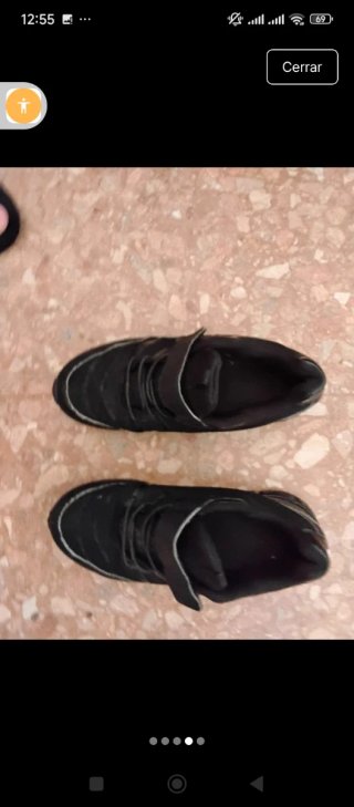 Deportivas niño Fila negras