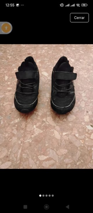 Deportivas niño Fila negras