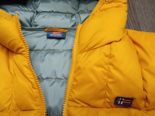anorak ocre norway nautical school hombre