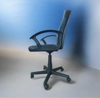 Silla de oficina giratoria negra