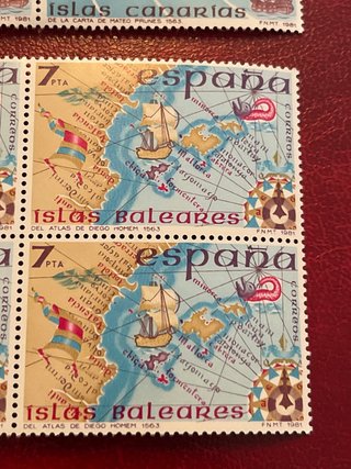 España 1981 2 bloques de 4 sellos